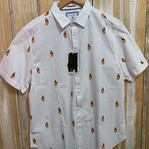 NWT Denim & Flowers Button Down Men’s Shirt XL